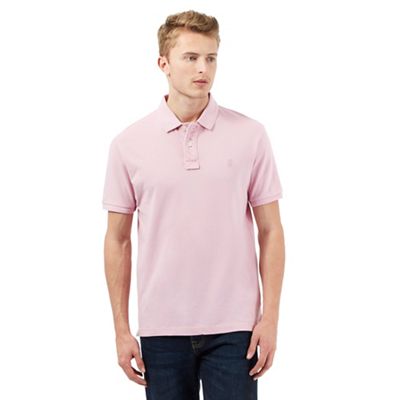 St George by Duffer Pink short sleeved polo shirt